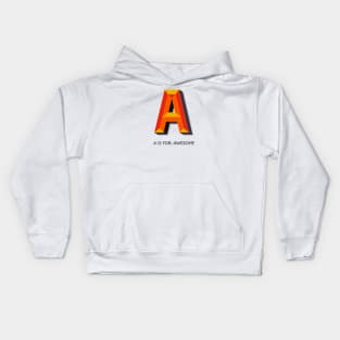 A initial Kids Hoodie